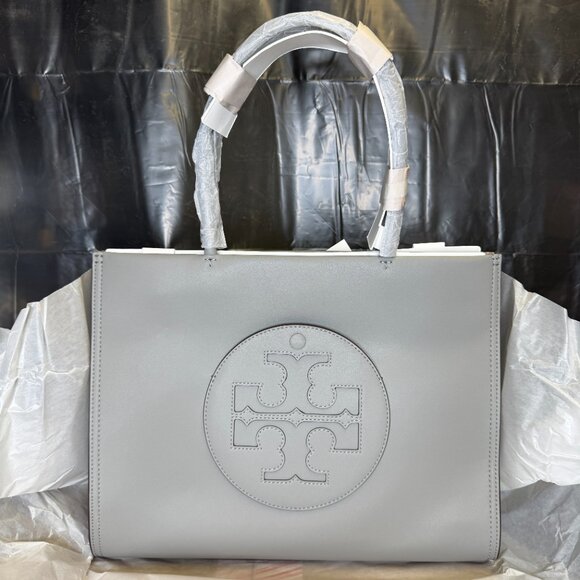Tory Burch Small Ella Bio Tote – Gray - Picture 8 of 11